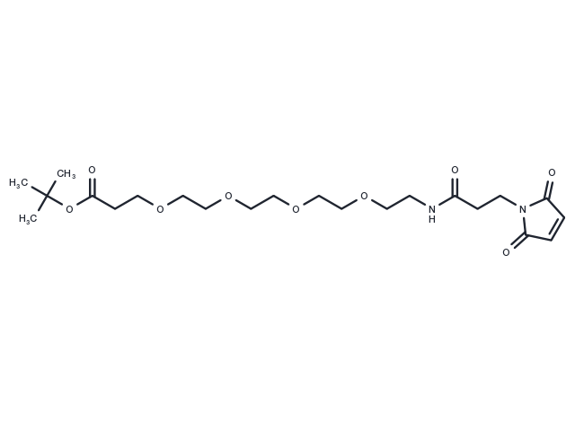 Mal-Amido-PEG4-Boc Chemical Structure