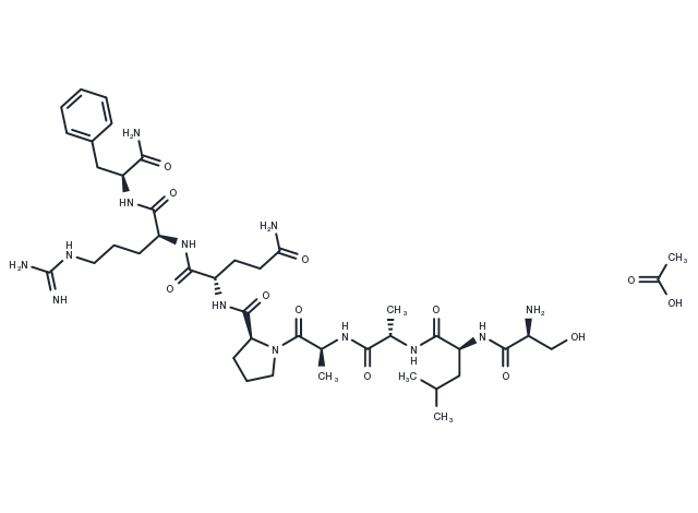 TargetMol Chemical Structure Neuropeptide SF(mouse,rat) acetate