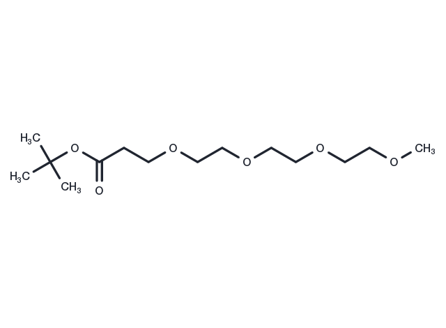 m-PEG4-Boc Chemical Structure