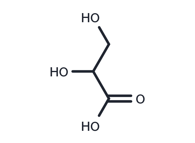 DL-Glyceric Acid Chemical Structure