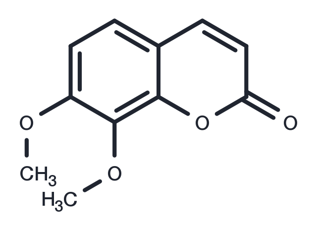 7,8-Dimethoxycoumarin Chemical Structure