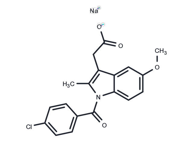 Indomethacin sodium Chemical Structure
