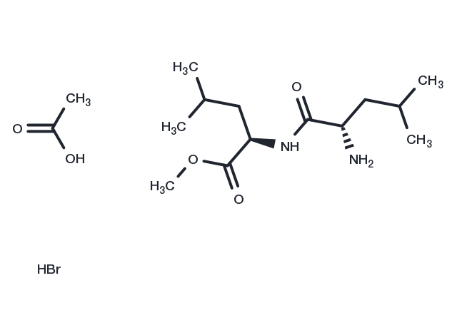H-Leu-Leu-OMe . HBr Chemical Structure