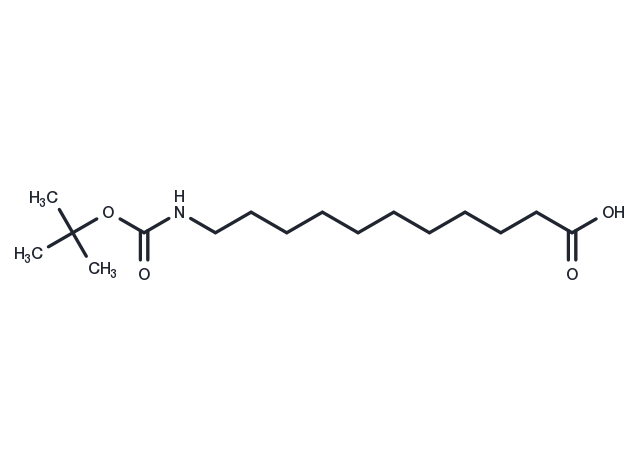 TargetMol Chemical Structure Boc-11-aminoundecanoic acid