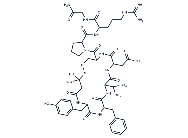 TargetMol Chemical Structure [Deamino-Pen1,Val4,D-Arg8]-vasopressin