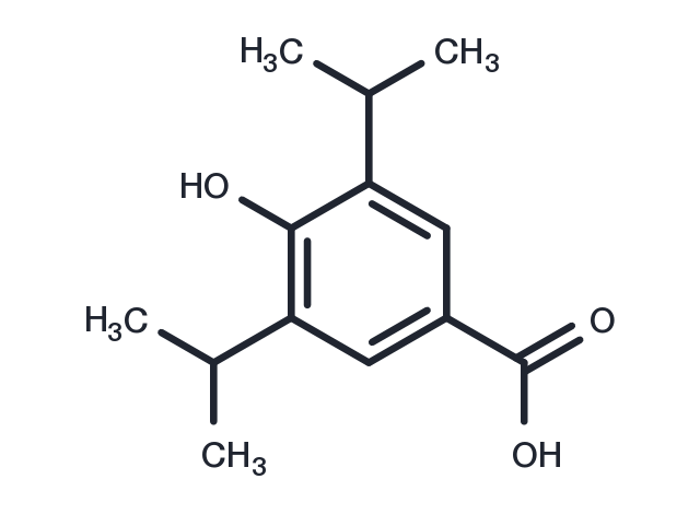 4-Hydroxy-3,5-diisopropylbenzoic acid Chemical Structure