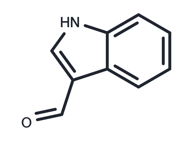 TargetMol Chemical Structure Indole-3-carboxaldehyde