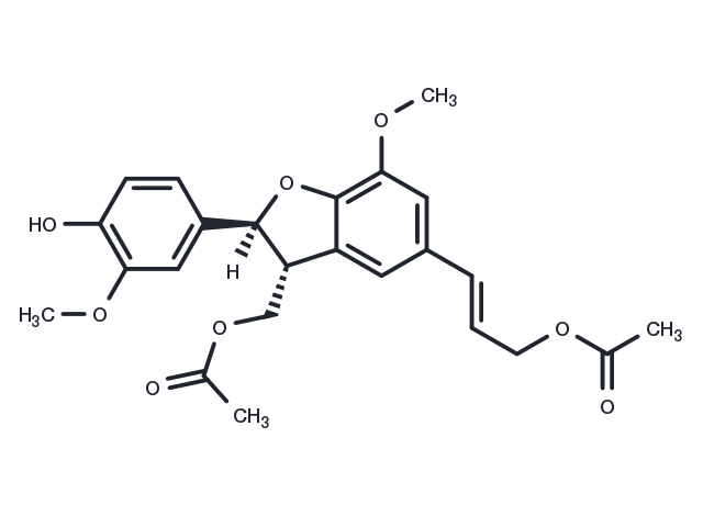 TargetMol Chemical Structure Dimeric coniferyl acetate