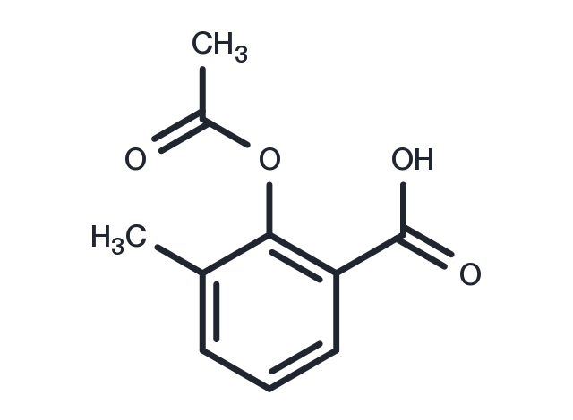 2-(Acetyloxy)-3-Methylbenzoic Acid Chemical Structure