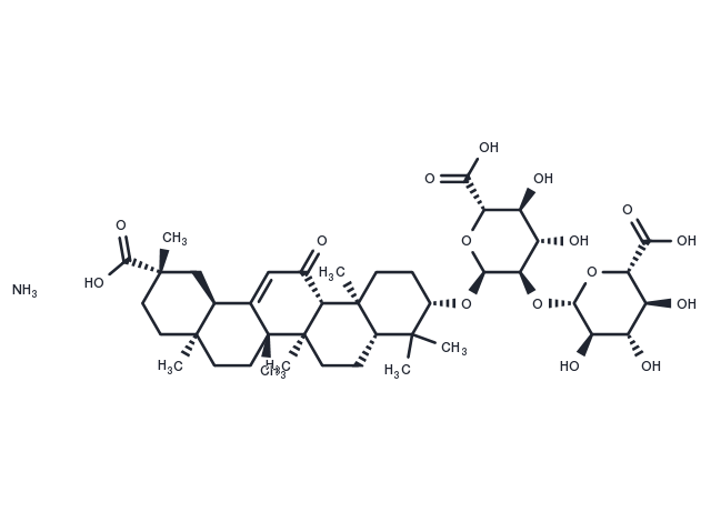 TargetMol Chemical Structure Ammonium glycyrrhizinate