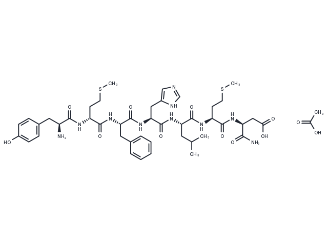 TargetMol Chemical Structure Deltorphin acetate