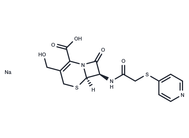 Desacetylcephapirin sodium Chemical Structure