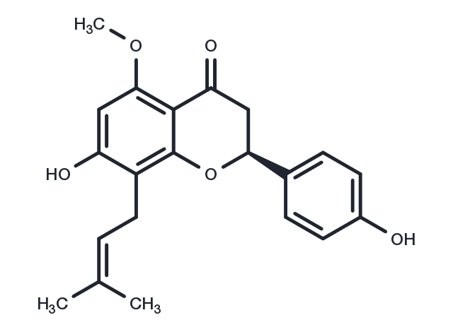 TargetMol Chemical Structure (2S)-Isoxanthohumol