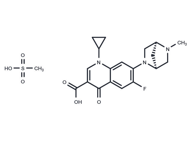 TargetMol Chemical Structure Danofloxacin mesylate