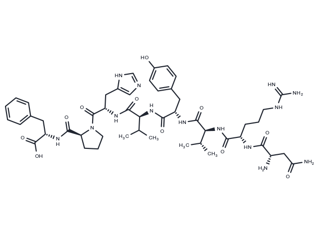 Angiotensin amide Chemical Structure