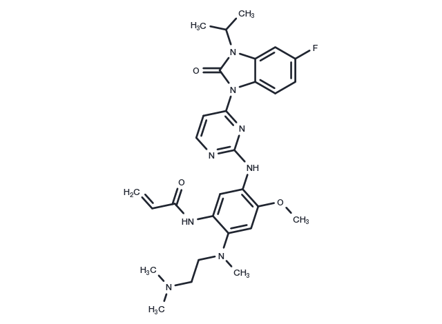 TargetMol Chemical Structure Mutated EGFR-IN-2