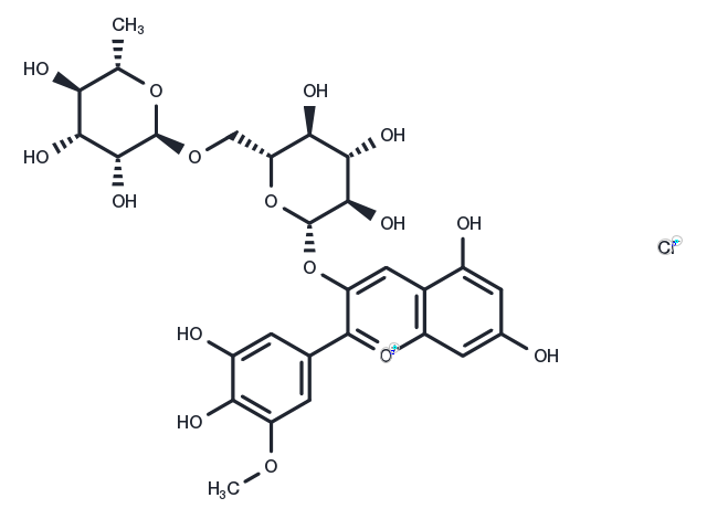 Petunidin 3-rutinoside Chemical Structure