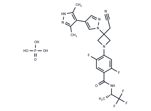 Povorcitinib phosphate Chemical Structure