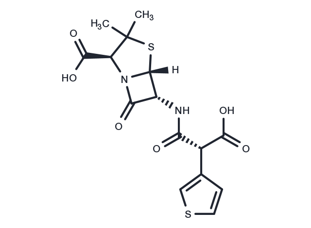 Ticarcillin free base Chemical Structure