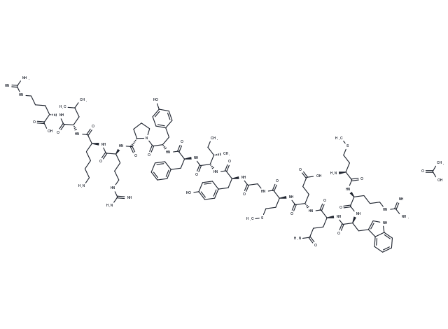 TargetMol Chemical Structure MOTS-c(Human) Acetate（1627580-64-6 free）