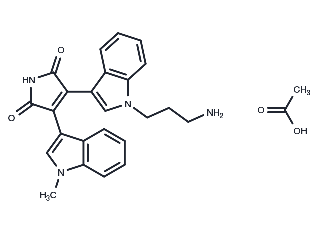 TargetMol Chemical Structure Bisindolylmaleimide VIII acetate