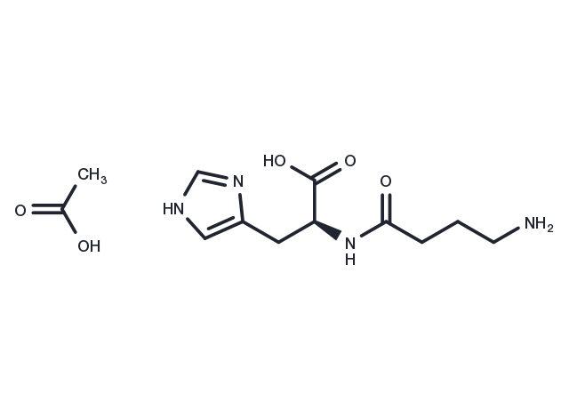 TargetMol Chemical Structure Homocarnosine acetate