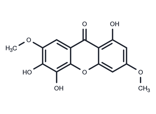 TargetMol Chemical Structure 1,5,6-Trihydroxy-3,7-dimethoxyxanthone