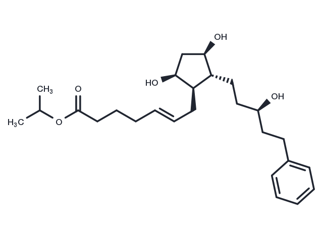 5-trans Latanoprost Chemical Structure