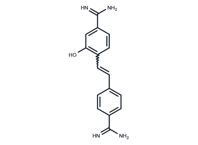 Hydroxystilbamidine Chemical Structure
