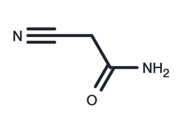 Cyanoacetamide Chemical Structure
