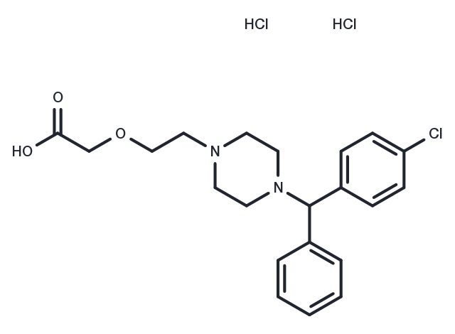 TargetMol Chemical Structure Cetirizine dihydrochloride