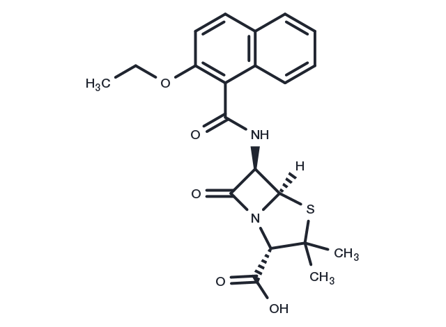 Nafcillin Chemical Structure
