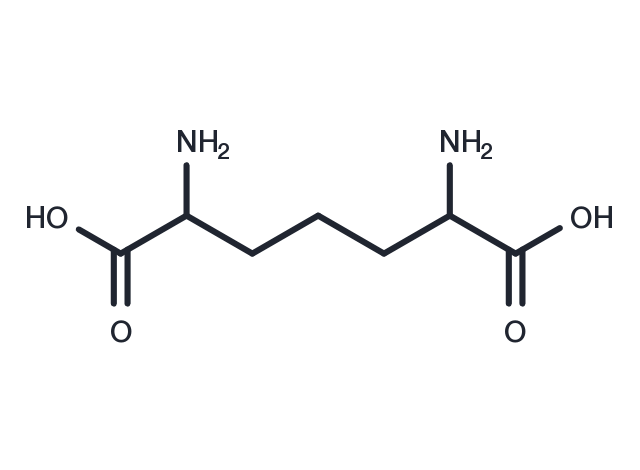 2,6-Diaminoheptanedioic acid Chemical Structure