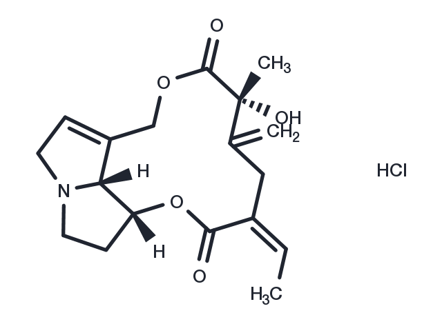 Seneciphylline, hydrochloride Chemical Structure