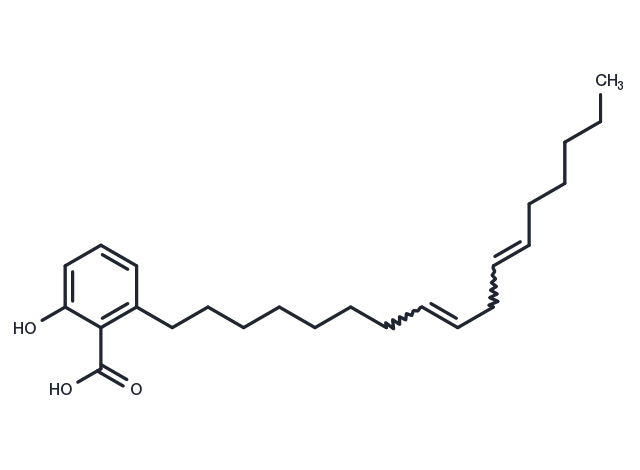 TargetMol Chemical Structure (E/Z)-Ginkgolic acid C17:2