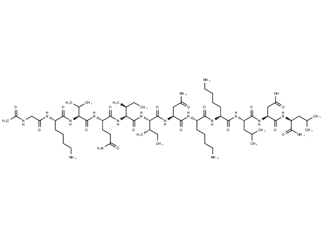 Acetyl-Tau Peptide (273-284) amide Chemical Structure