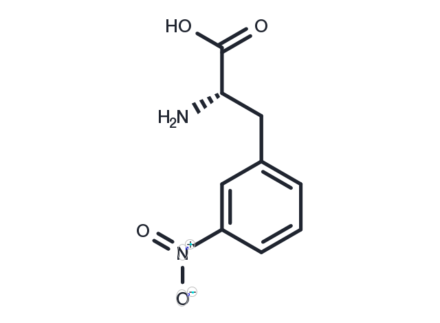 (S)-2-Amino-3-(3-nitrophenyl)propanoic acid Chemical Structure