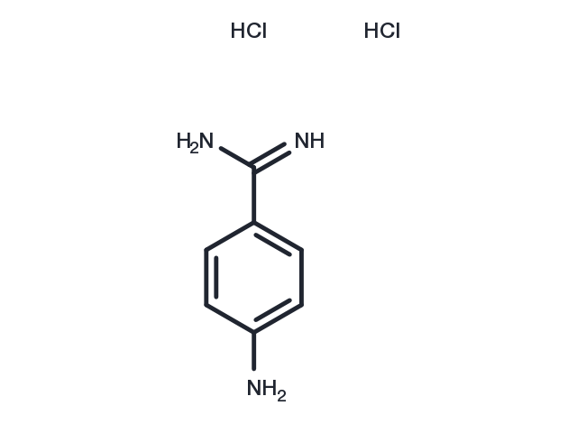 TargetMol Chemical Structure 4-Aminobenzamidine dihydrochloride