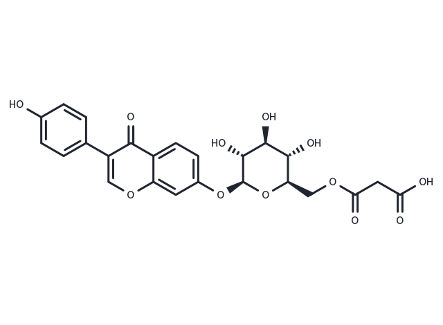 TargetMol Chemical Structure 6"-O-Malonyldaidzin