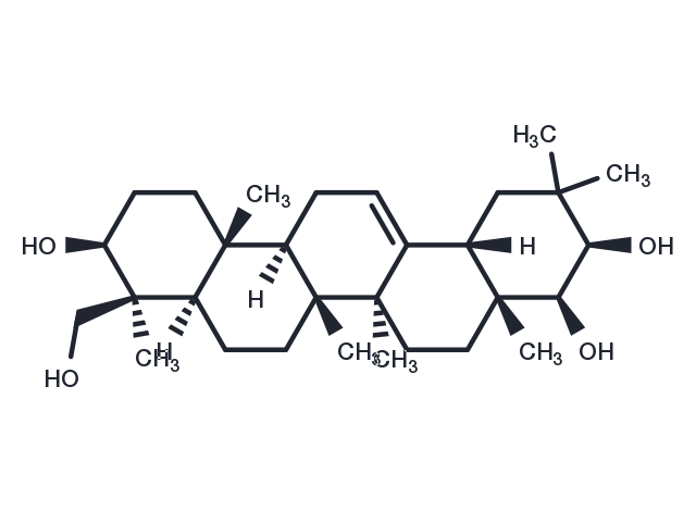 Soyasapogenol A Chemical Structure