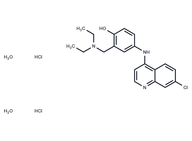 TargetMol Chemical Structure Amodiaquine dihydrochloride dihydrate
