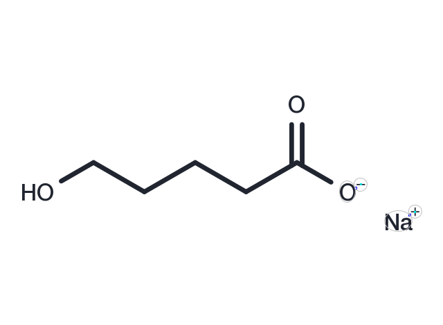 5-Hydroxypentanoic  acid sodium salt Chemical Structure