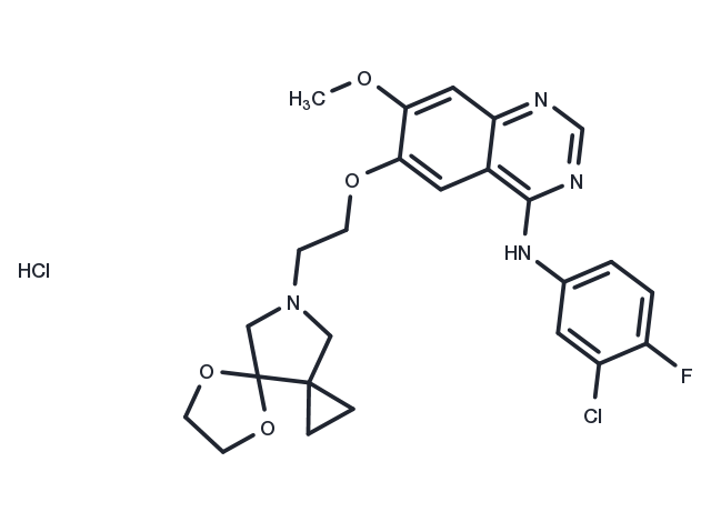 Simotinib hydrochloride Chemical Structure