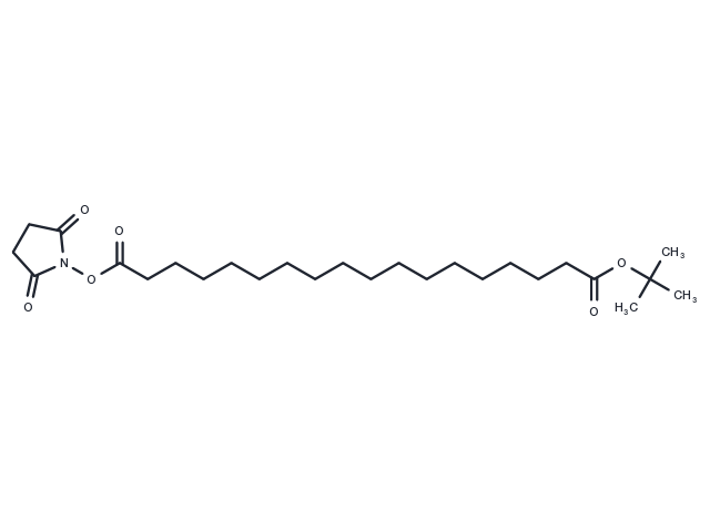 TargetMol Chemical Structure Boc-C16-NHS ester