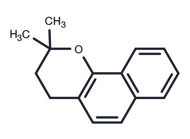 3,4-Dihydro-2,2-dimethyl-2H-naphtho[1,2-b]pyran Chemical Structure