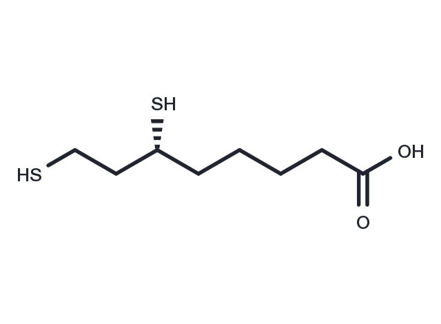 (R)-Dihydrolipoic acid Chemical Structure