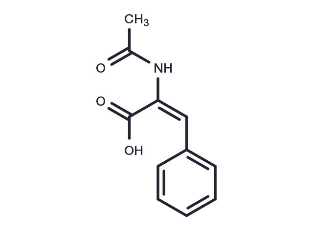 2-(Acetylamino)-3-phenyl-2-propenoic acid Chemical Structure