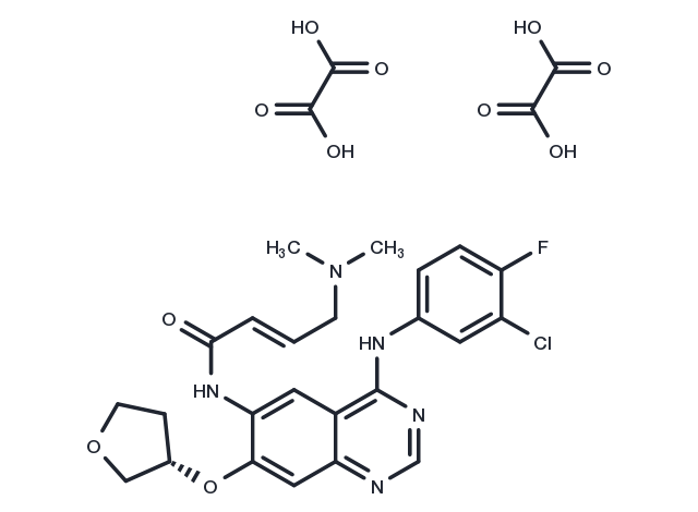 Afatinib oxalate Chemical Structure