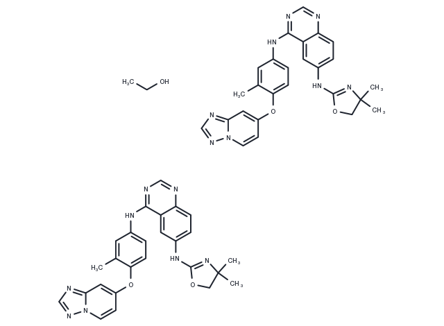 Tucatinib hemiethanolate Chemical Structure