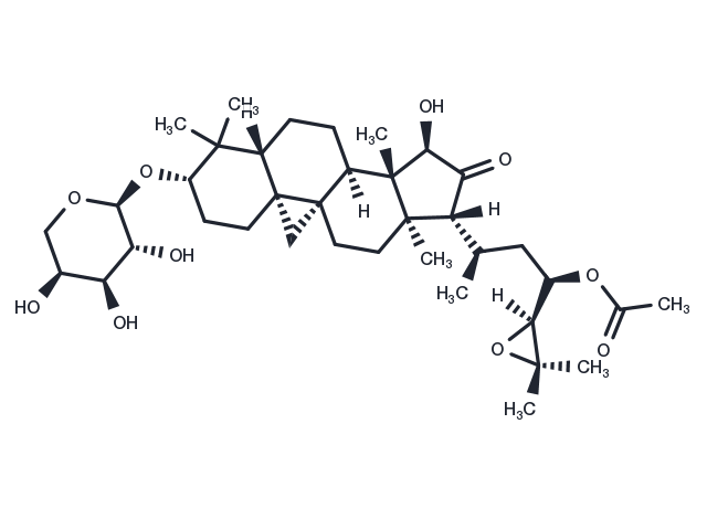 Acetylshengmanol Arabinoside Chemical Structure